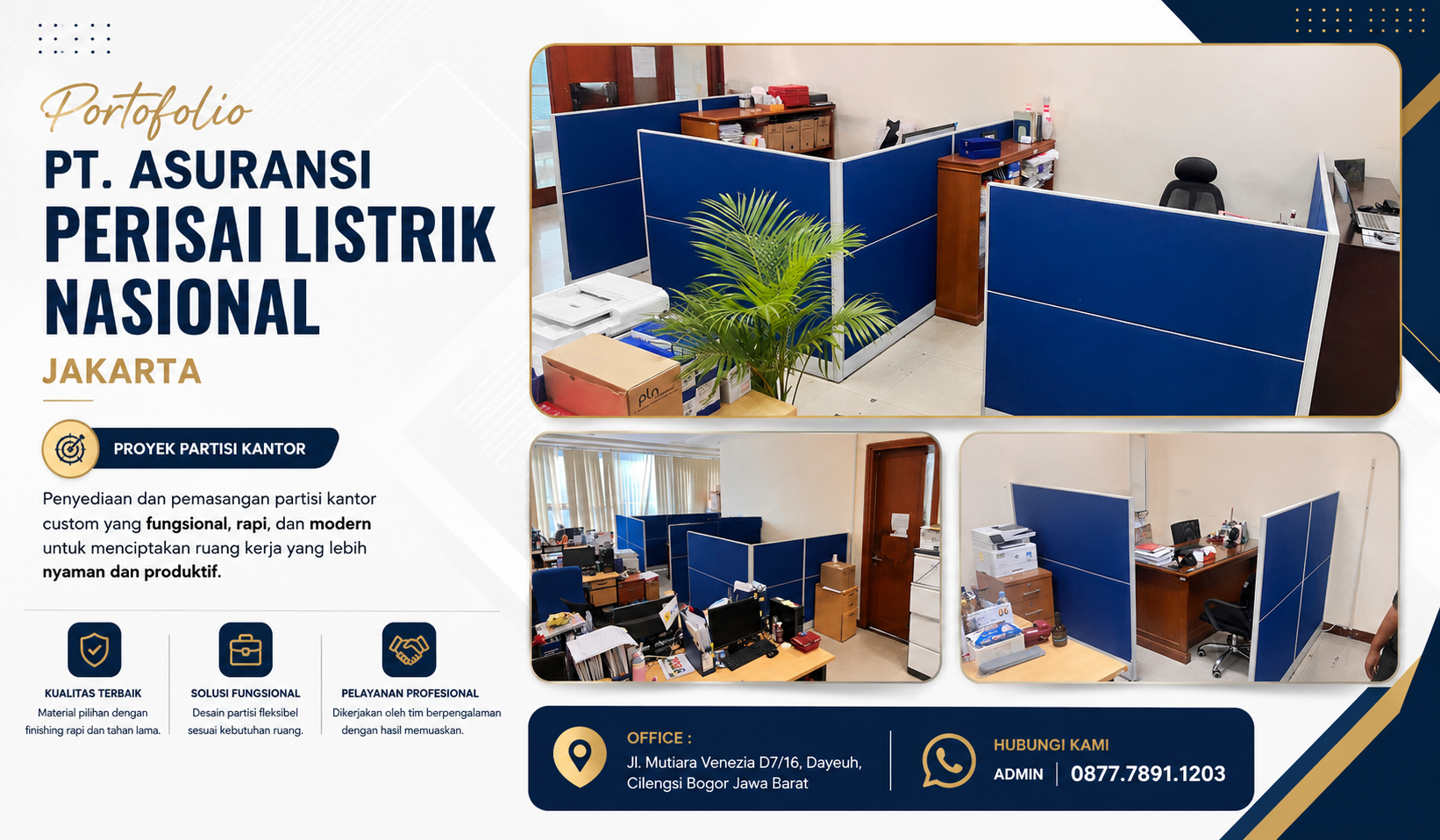 Partisi Kantor Jakarta