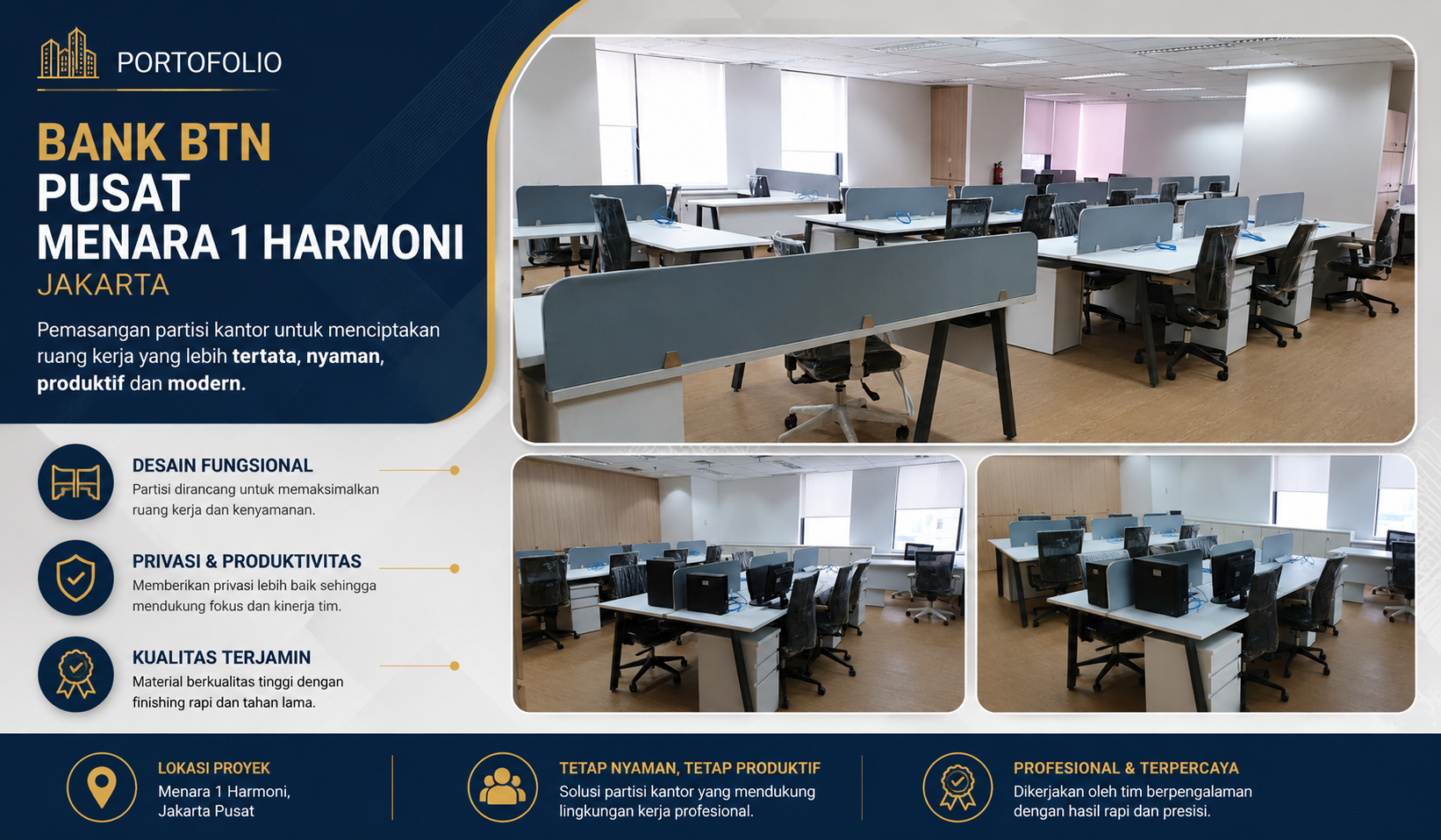 Jual Partisi Kantor Bogor: Solusi Maksimal untuk Kantor Anda
