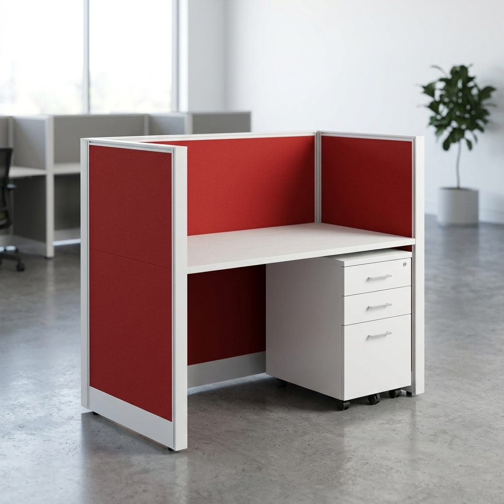 Partisi Kantor Full Fabric 1 Staff